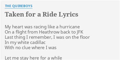 spring and a storm lyrics|taken for a ride lyrics.